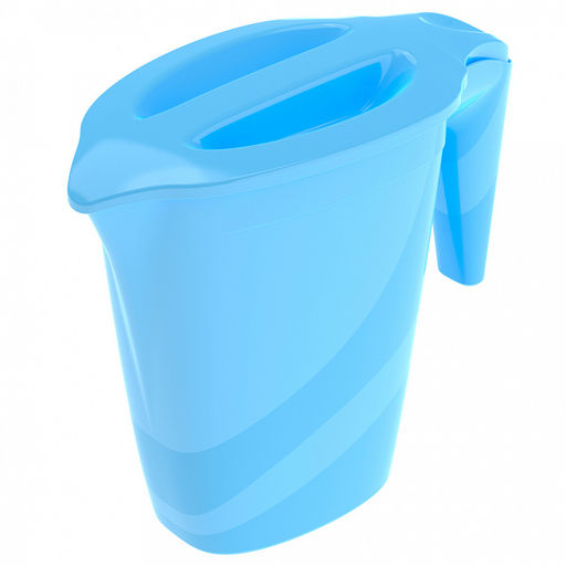 Кувшин 1,4л, 21,5х10,5х18,5см, с крышкой, полипропилен (Россия)