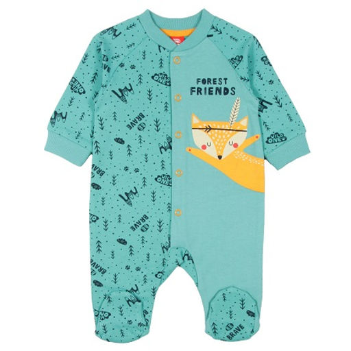 CRB wear/CWB 9866 Комбинезон ясельный, мутно-бирюзовый/Ex.Cherubino  фото 3