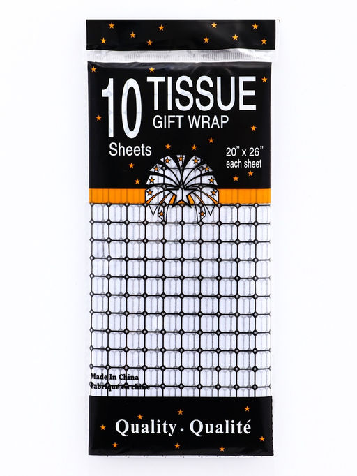 Цена за 10 шт. Бумага упаковочная тишью, Шарм, белый, 50 см ? 70 см 17 грамм - UPAK LAND фото 4