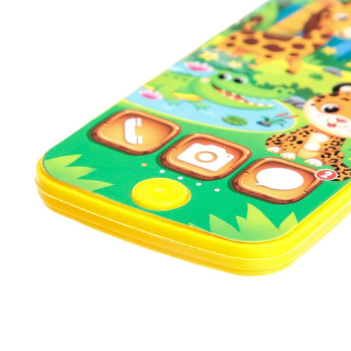Музыкальный детский телефон «Весёлая африка», звук, цвета МИКС