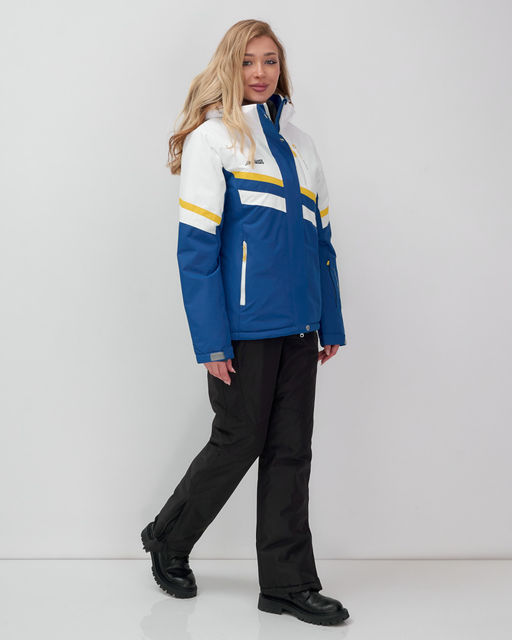 Горнолыжный костюм женский зимний синего цвета 02808S - Mtforce фото 3