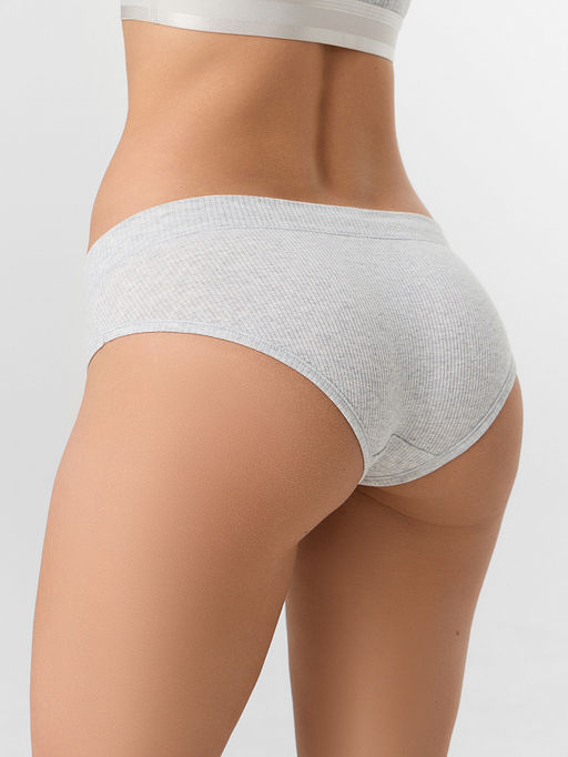 Цена за 2 штуки! Трусы слипы женские серые - Mark formelle фото 3