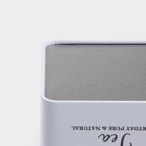 Банка для чая «Дом и поле», 12×10×10 см, белая