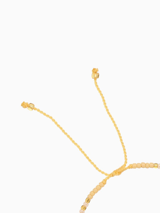 Браслет «Лила», длина 16 см, белый, золотистый