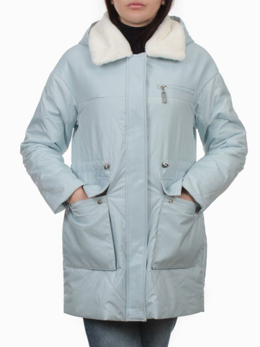 M24-096 BLUE Куртка демисезонная женская (100 гр. холлофайбер) - Fashion фото 3