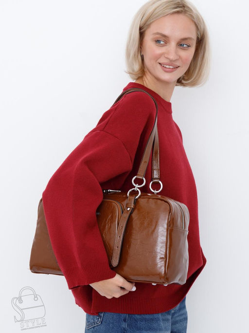 Сумка женская  51155SL brown Velina Fabbiano-Safenta