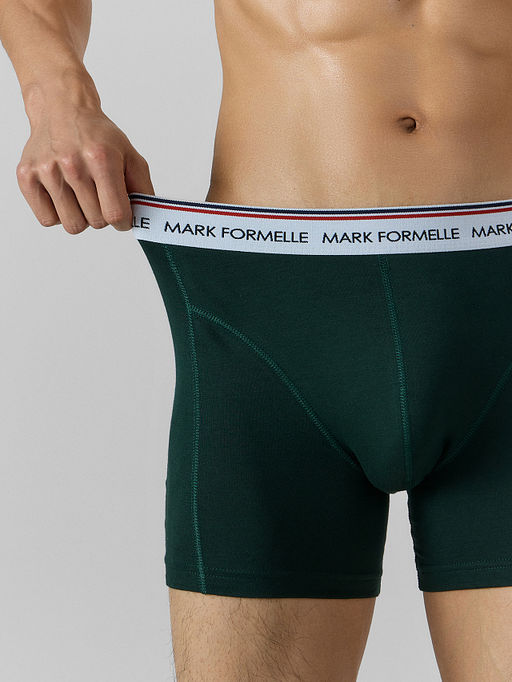 Трусы мужские Mark Formelle набор 2 штуки зеленый бархат  фото 4