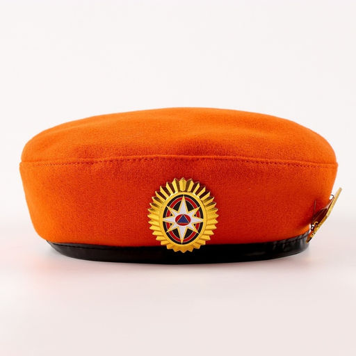Карнавальный набор «Защитница отчизны» оранжевый берет, размер 54-56, банты 2 шт