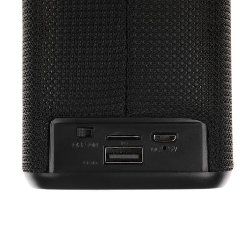 Портативная колонка Luazon LZZ-62, 10 Вт, 800 мАч, подсветка, micro SD, чёрная