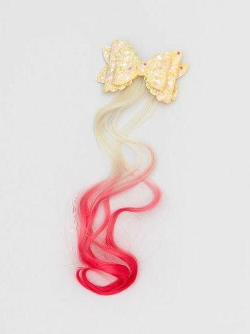 Заколка "Beautiful curl", white (8.5*5.5 см, L=30 см)