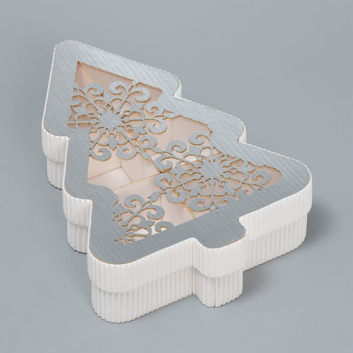 Коробка новогодняя подарочная «Ёлка», 23×13×5 см