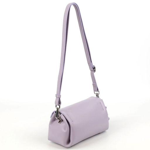 Женская кожаная сумка бочонок через плечо 0025-5 - Cidirro фото 3