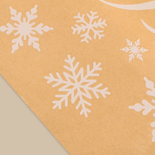 Наклейки на окна многоразовые «С Новым годом», 50×70 см