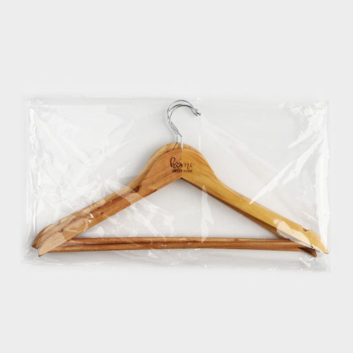 Цена за 3 шт. Плечики - вешалки для одежды деревянные «Home», 44,5 х 23 см