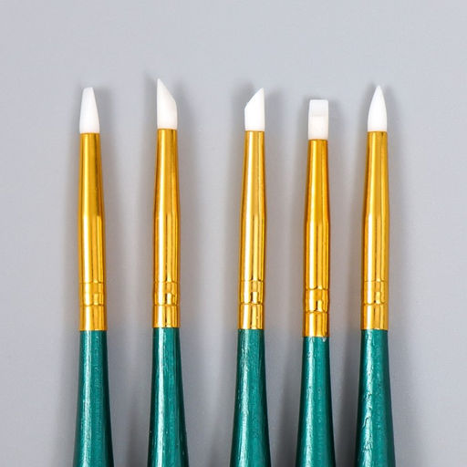 Инструменты для моделирования и придания формы Полоски н-р 5шт 14,5см дерево, резина, металл 92425 - Simaland фото 3