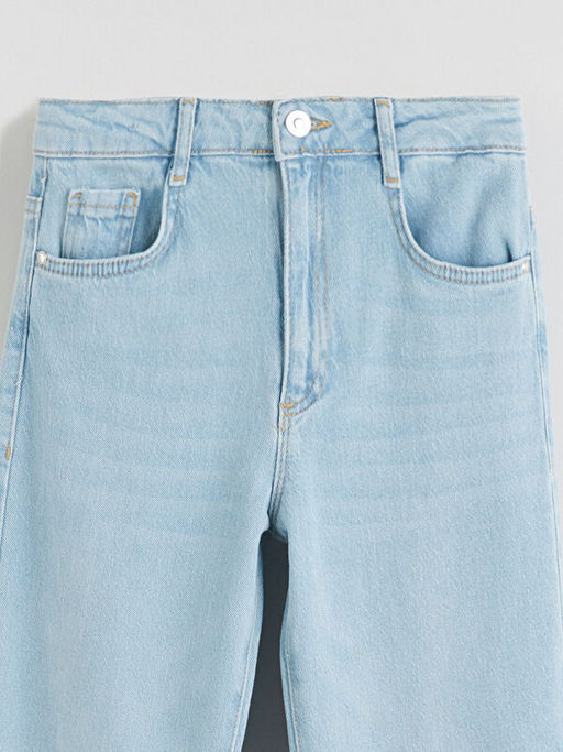 Straight Fit K?z ?ocuk Jean Pantolon
