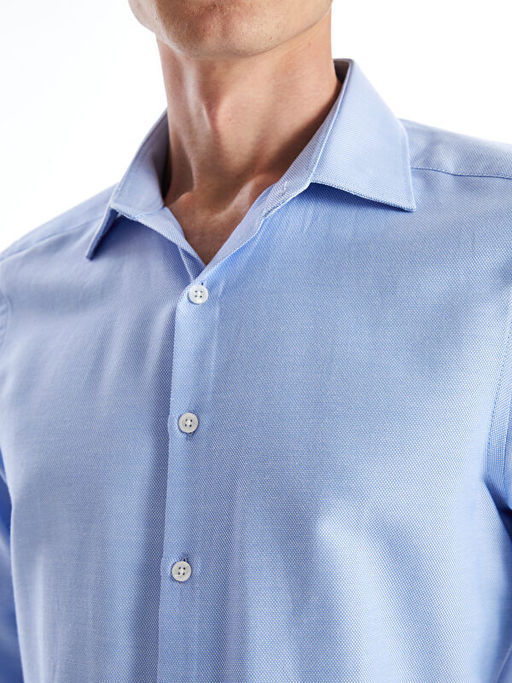 Slim Fit Uzun Kollu Oxford Erkek G?mlek