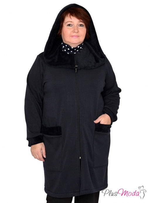 Куртка-толстовка Модель №497 размеры 44-84 - Plusmoda фото 8