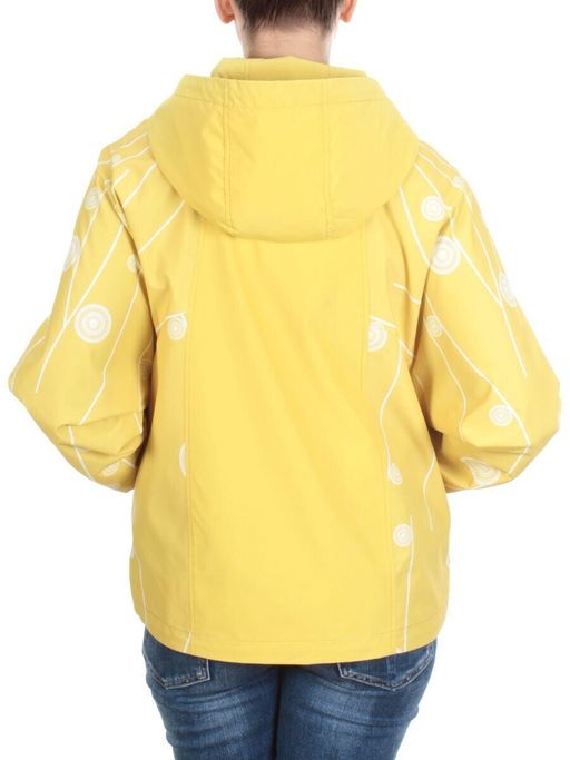 F2088 YELLOW Ветровка женская MARIA (65%хлопок 35% полиэстер) - Фабричный китай фото 5