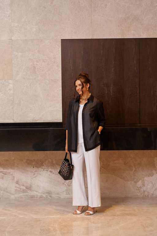 Костюм Beautiful Free 6447 бело-черный