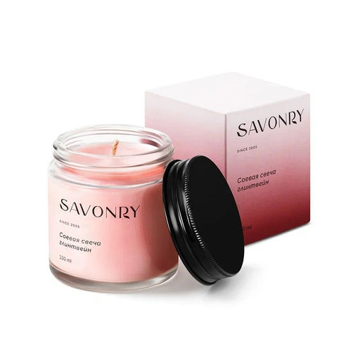 Свеча ароматическая соевая SAVONRY ГЛИНТВЕЙН (100 мл)  фото 3
