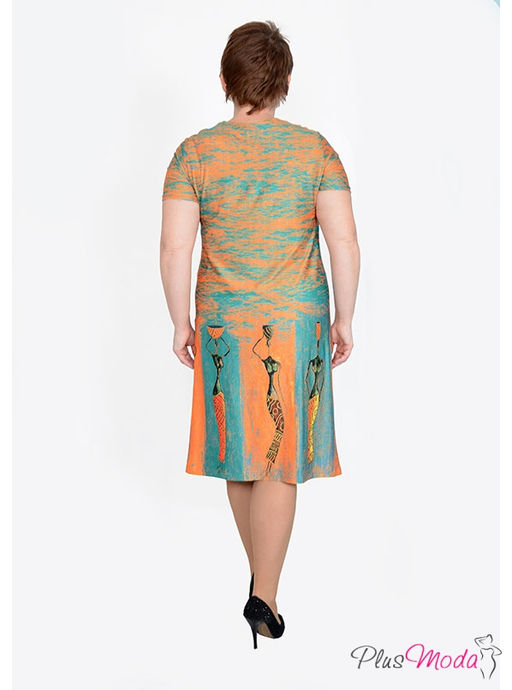Платье Модель №20А размеры 46-64 - Plusmoda фото 3