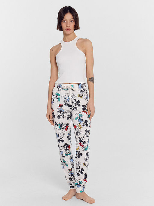 Брюки женские домашние с принтом Микки Маус - Mark formelle фото 3