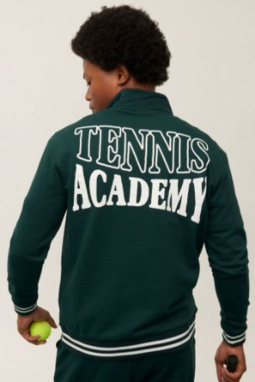 DeFactoFit Standart Fit Dik Yaka Yar?m Fermuarl? Bask?l? Sweatshirt
