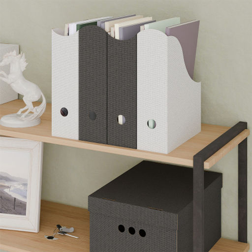 Лотки для бумаг верт., 31*23.5*8.5 см, набор 4 шт., 2 цвета, CLASSIC GREY, шт - Valiant фото 3