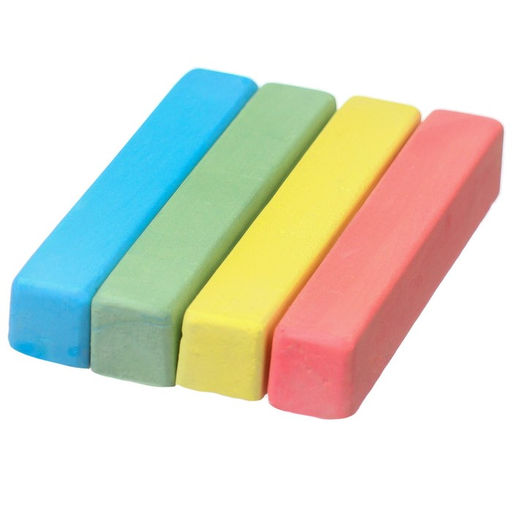 Мелки цветные школьные 4шт Тачки, прямоугольные - Disney фото 4