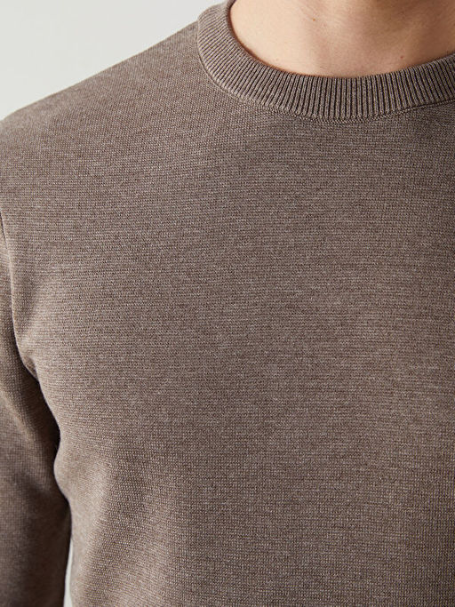 Bisiklet Yaka Erkek Triko Kazak