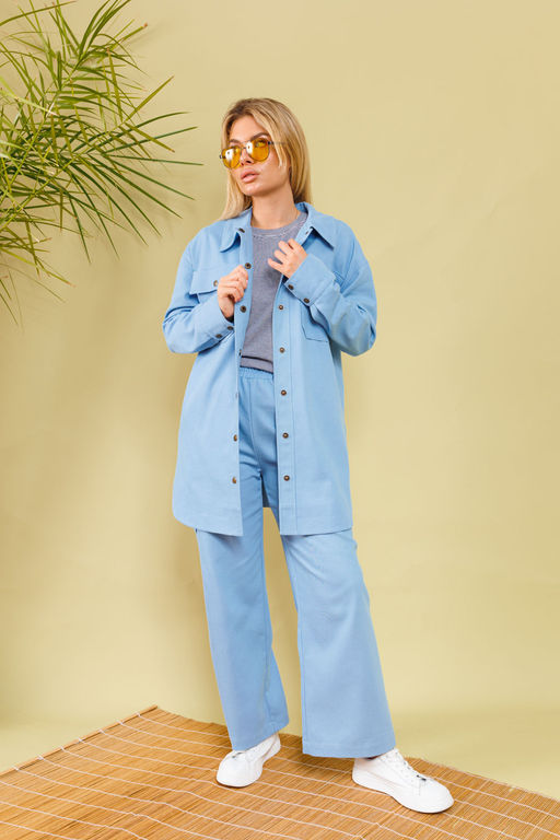 Костюм NIKVA н349-3 голубой