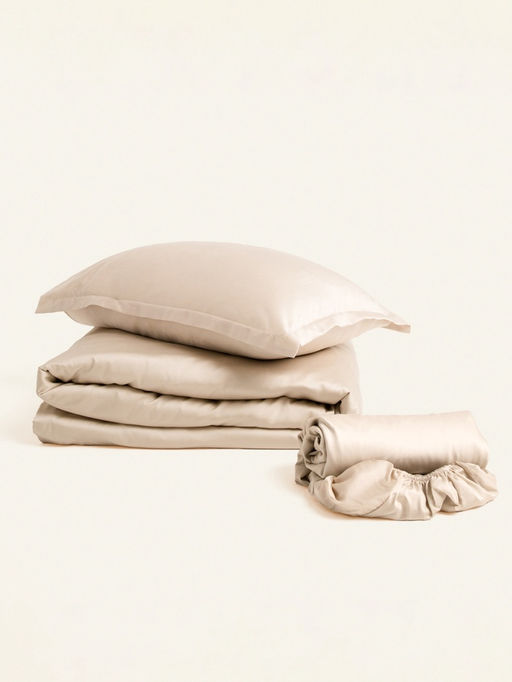 Пододеяльник 1.5-спальный SL Home, 150220 см, бежевый, тенсель - Sima-land home фото 11