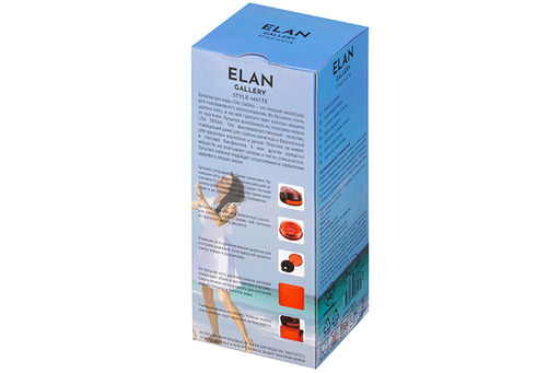 Бутылка для воды 350 мл 6,8*6,8*17 см "Style Matte" красная