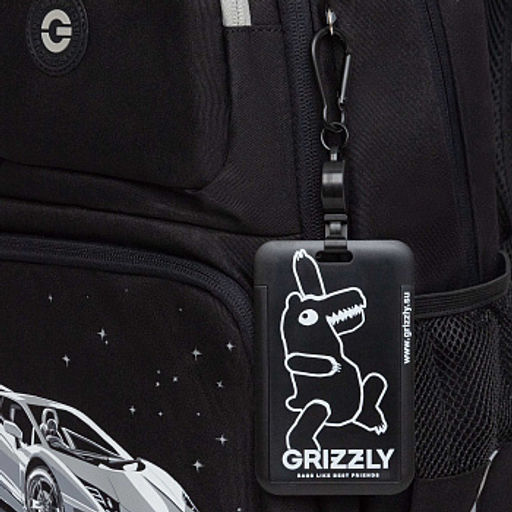 RB-653-2 Рюкзак школьный с обвесом и картхолдером на держателе - Grizzly фото 32