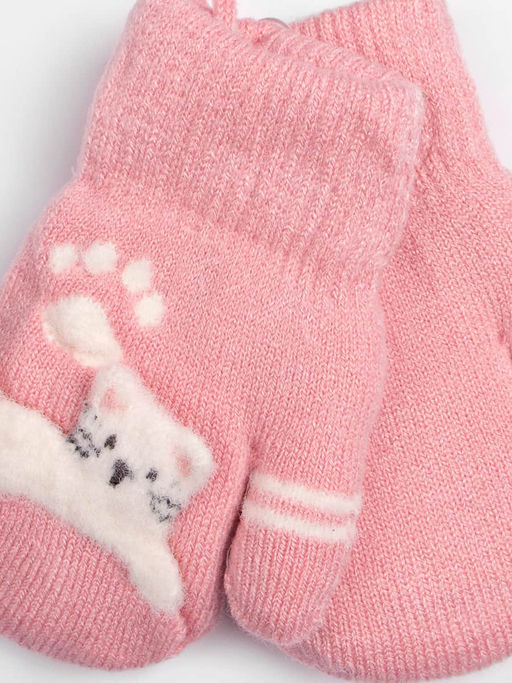 Варежки детские на шнурке Kim Lin  фото 2