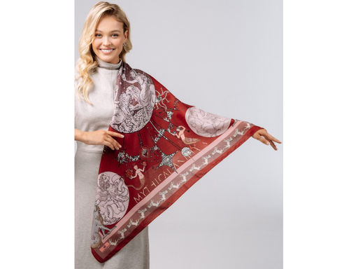 Платок женский Lanotti картина/№3