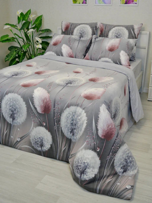 Конструктор КПБ поплин на молнии Поэзия Березка  фото 5