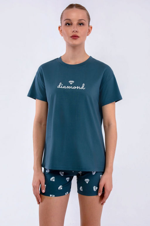 Арт. 9158 Пижама с шортами 42-50 - 5+3 фото 2