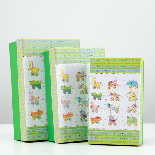 Набор коробок 3 в 1 "Игрушки", 22 х 15 х 6,5 - 18 х 11 х 4,5 см