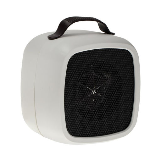 Мини тепловентилятор настольный LTO-01, 500 Вт, 4 м², от сети, белый