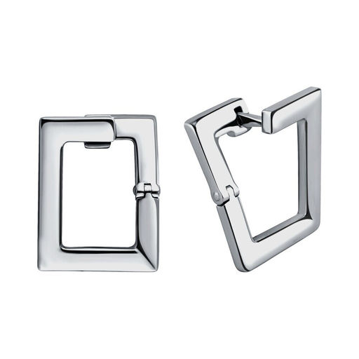 Серьги из серебра без вставки, Л-12868