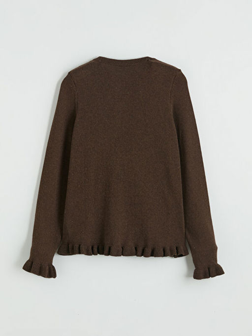 Bisiklet Yaka K?z ?ocuk Triko H?rka