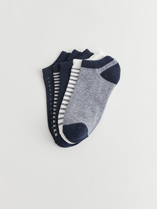 ?izgili Erkek ?ocuk Patik ?orap 5li - Waikiki фото 2