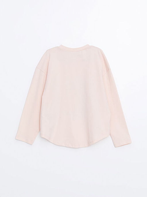 Bisiklet Yaka K?z ?ocuk Ti??rt - Waikiki фото 3