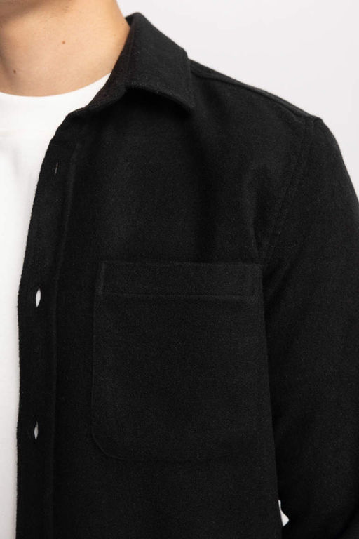 Рубашка Lumberjack с длинным рукавом стандартного кроя - Defacto фото 5