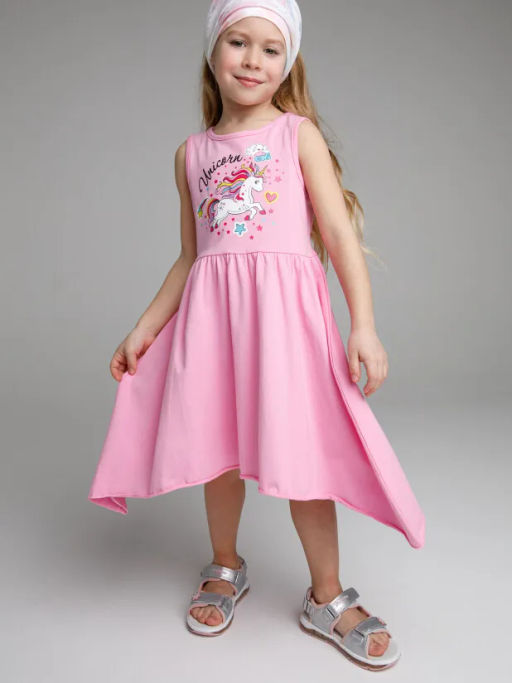 PlayToday / Платье трикотажное для девочек  фото 3