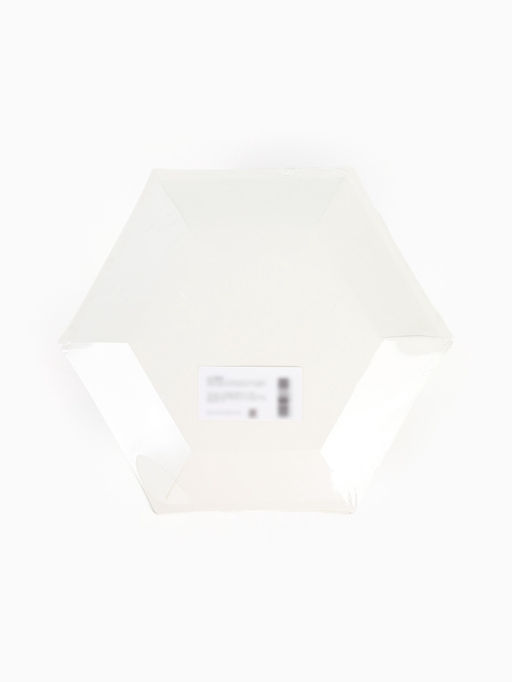 Посуда одноразовая бумажная на 20 персон, 40 предметов, мрамор белый