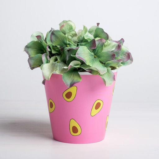 Набор кашпо для цветов 3 в 1 «Фрукты», 0,8 л, 11 х 12 см