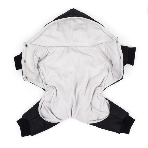 Комбинезон для животных, зимний на флисе, XS(ДС 18-20 см, ОГ 30-32 см, ОШ 24 см), чёрный - Simaland фото 9